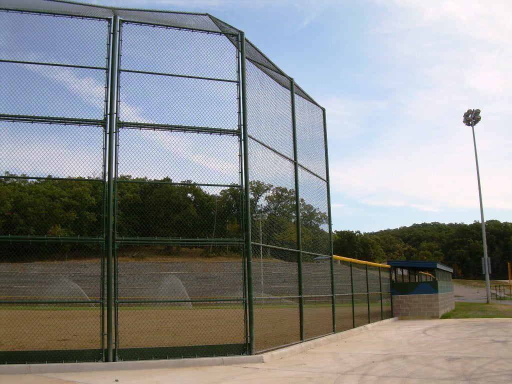 Osage Beach City Park - Osage Beach, Missouri - three chain link ball fields