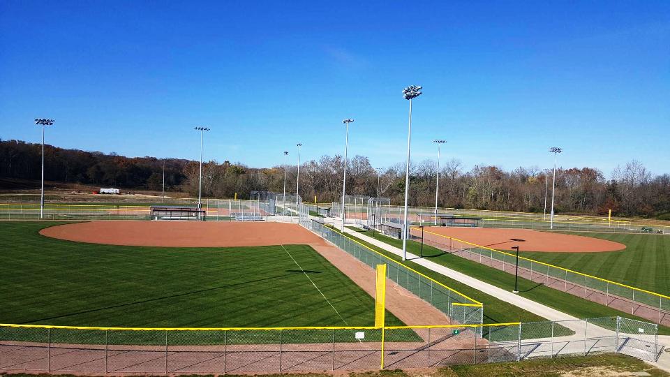 Commercial Chain Link - Baseball Fields - Wentzville, Missouri