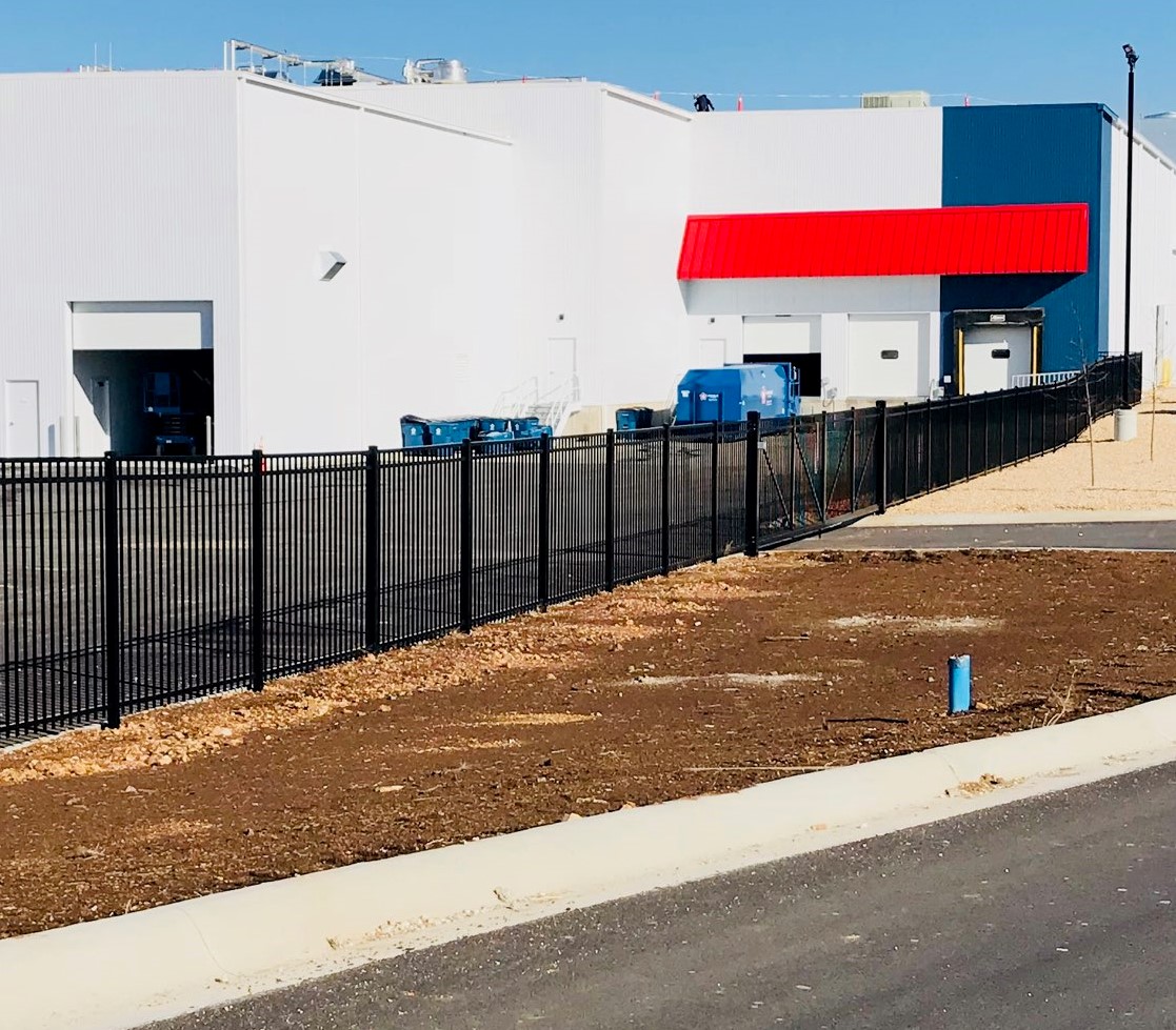 Ornamental Fencing - Commercial - DEF frozen food plant - Joplin, Missouri