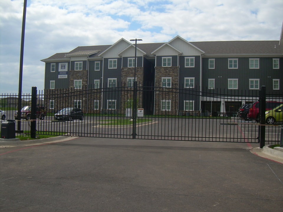 Ornamental aluminum fencing - Talia Apartments - Springfield, Missouri