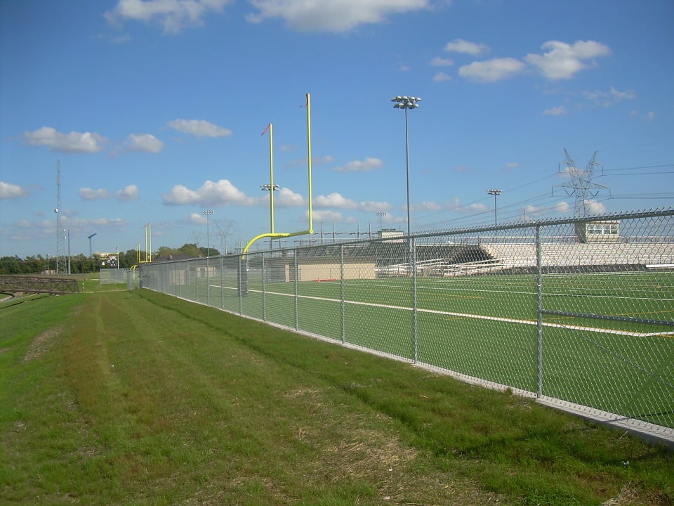 Commercial Galvanized Chain Link - John Clark Stadium - Plano, Texas