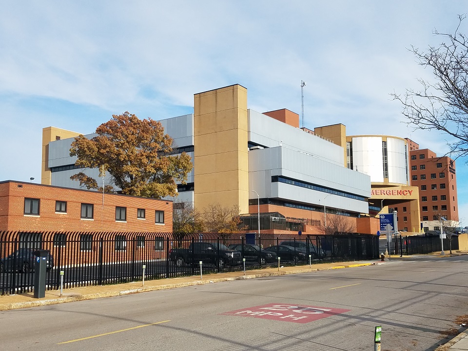 Ornamental high security steel fencing - VA Medical Center - St. Louis, Missouri