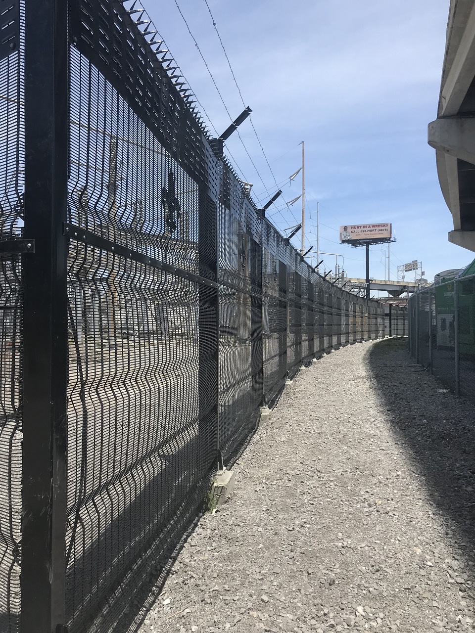 Industrial Fence Installation-Entergy-New Orleans, Lousiana-security fence