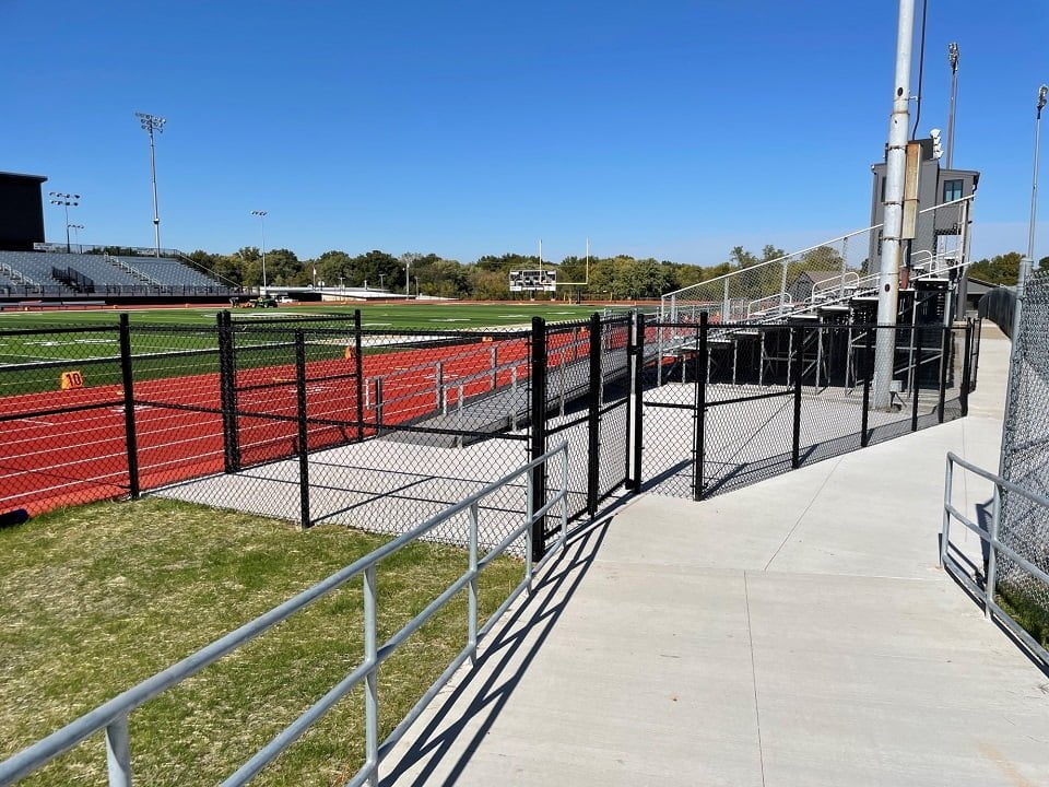 Commercial Fence - Chain Link - Lee's Summit High School - Lee's Summit, Missouri