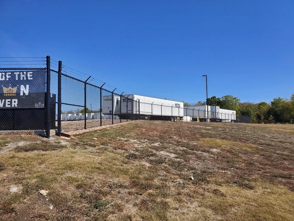 Security Fence - Milo's Tea Company - Owasso, Oklahoma