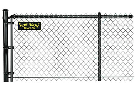 Black Chain Link Fence