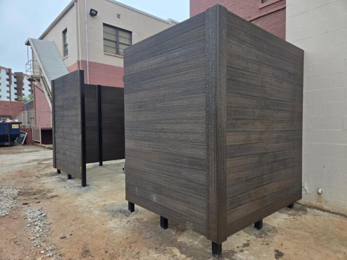 Composite fencing - NewTechWood - Lakeland Behavioral - Springfield, Missouri