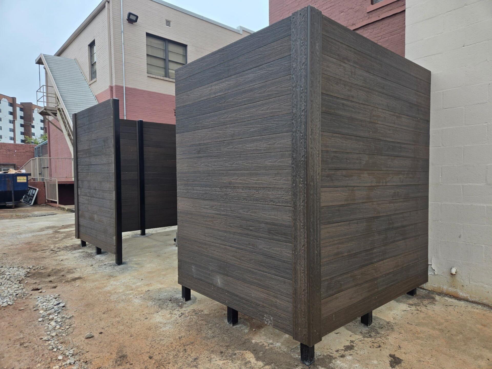 Composite fencing - NewTechWood - Lakeland Behavioral - Springfield, Missouri