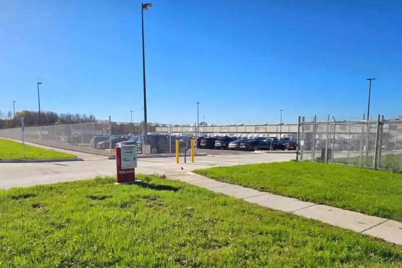 galvanized chain link fence