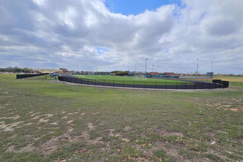 Plano High School - iron fence - Plano, Texas
