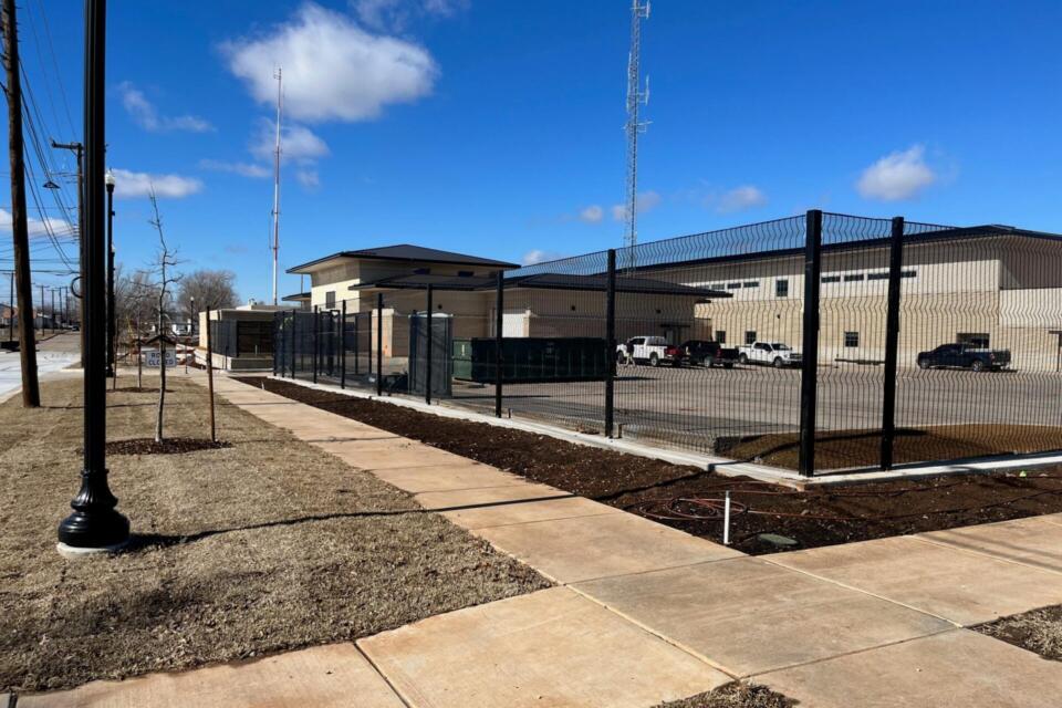 Security Fence - Ponca City Public Safety Center - Ponca City, Oklahoma